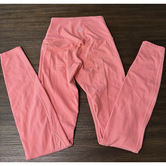 Lululemon Align Leggings Pink Double Lined 28” Size 2 Raspberry Cream? - Picture 1 of 5